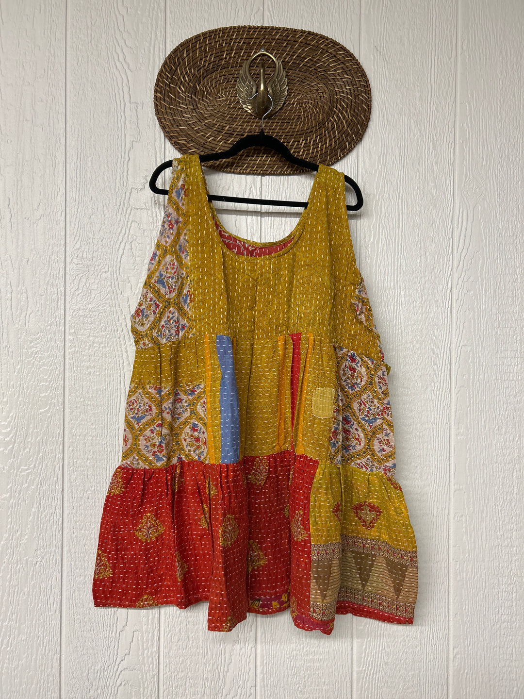 Kantha Meadow Mini Dress 0625 198
