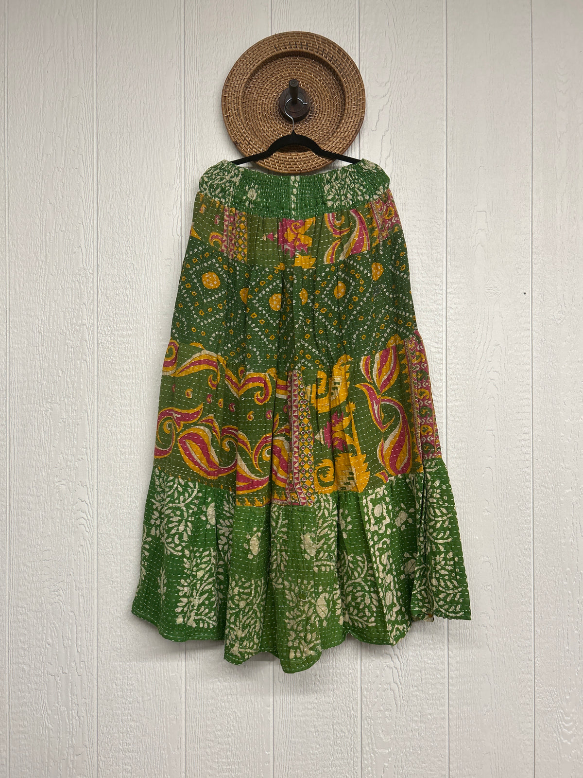 Pareo Kantha Lotus Maxi Skirt 0826 248