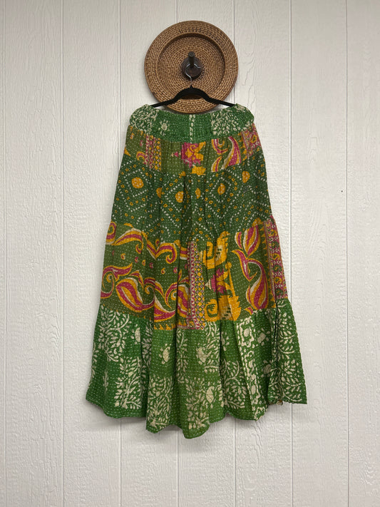 Pareo Kantha Lotus Maxi Skirt 0826 248
