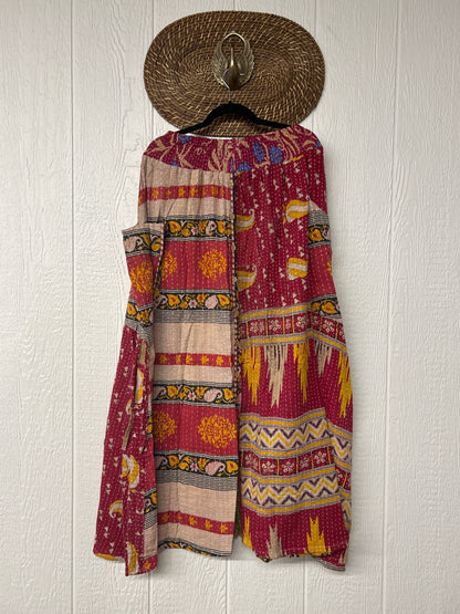 Pareo Kantha Butterfly Cargo Skirt 0426 140