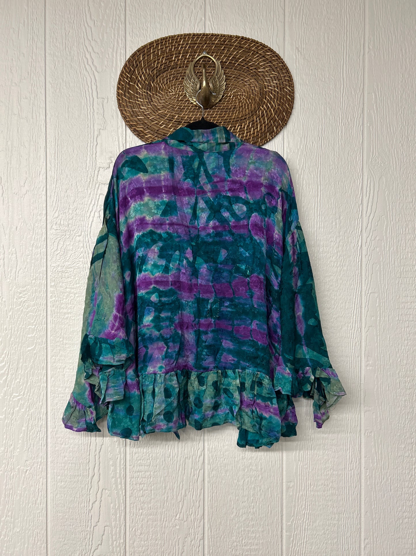 Crepe Sari Wild Rose Top 0526 010