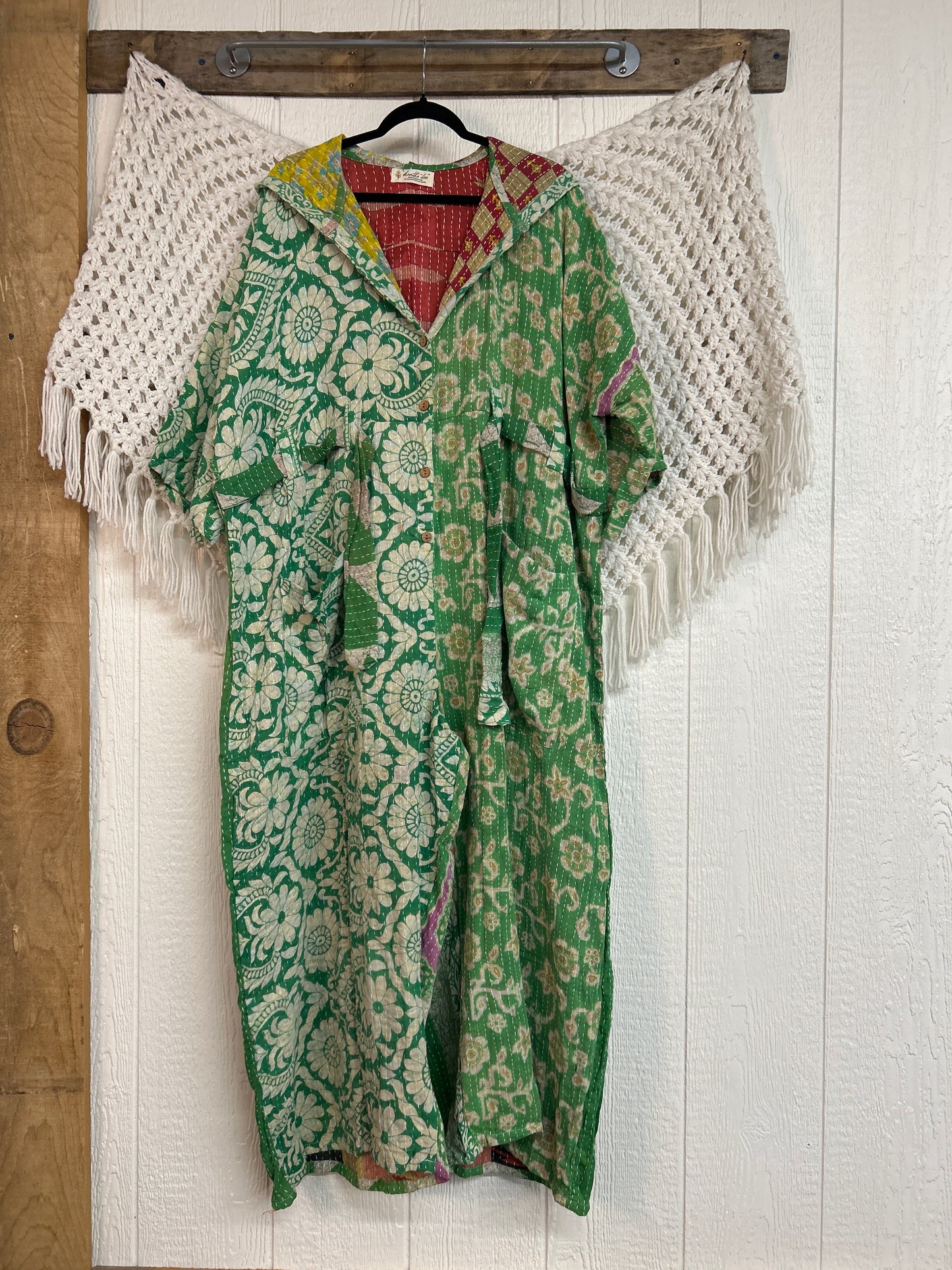 Kantha Zen Hoodie Jumpsuit 0925 171