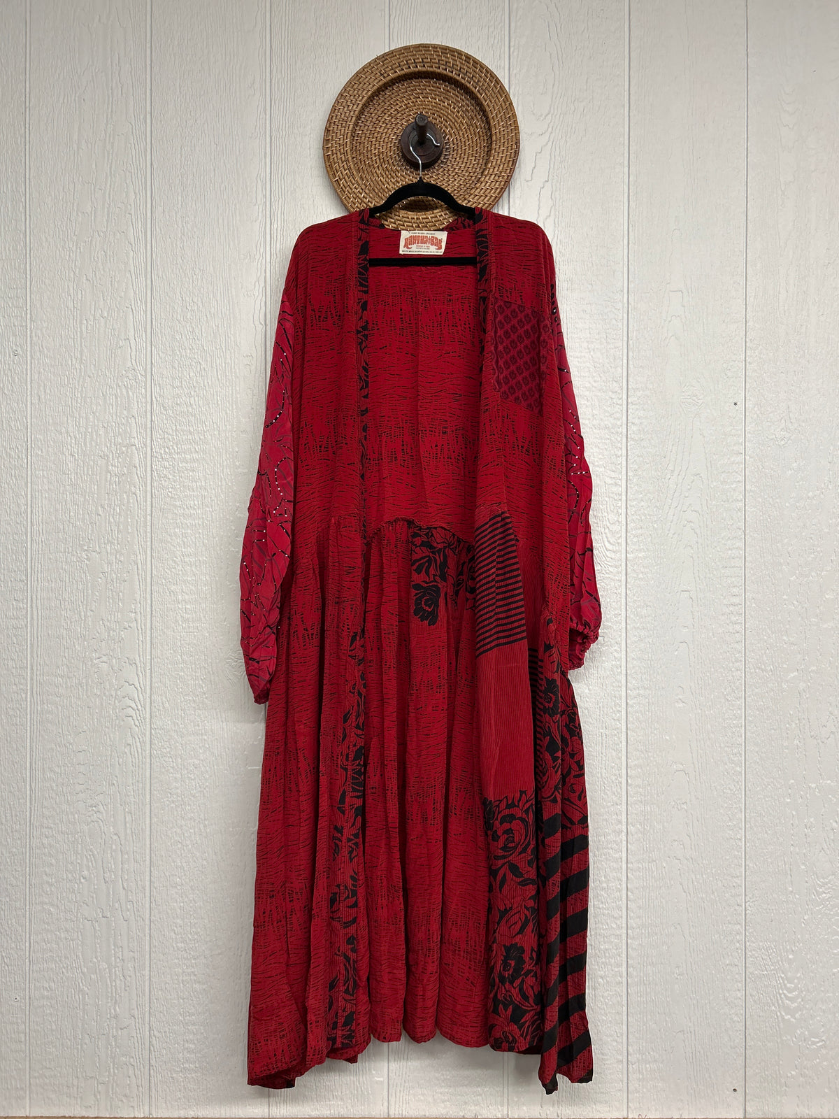 Crepe Sari Evermore Kimono 1026 044