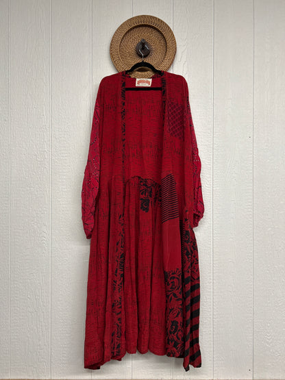 Crepe Sari Evermore Kimono 1026 044