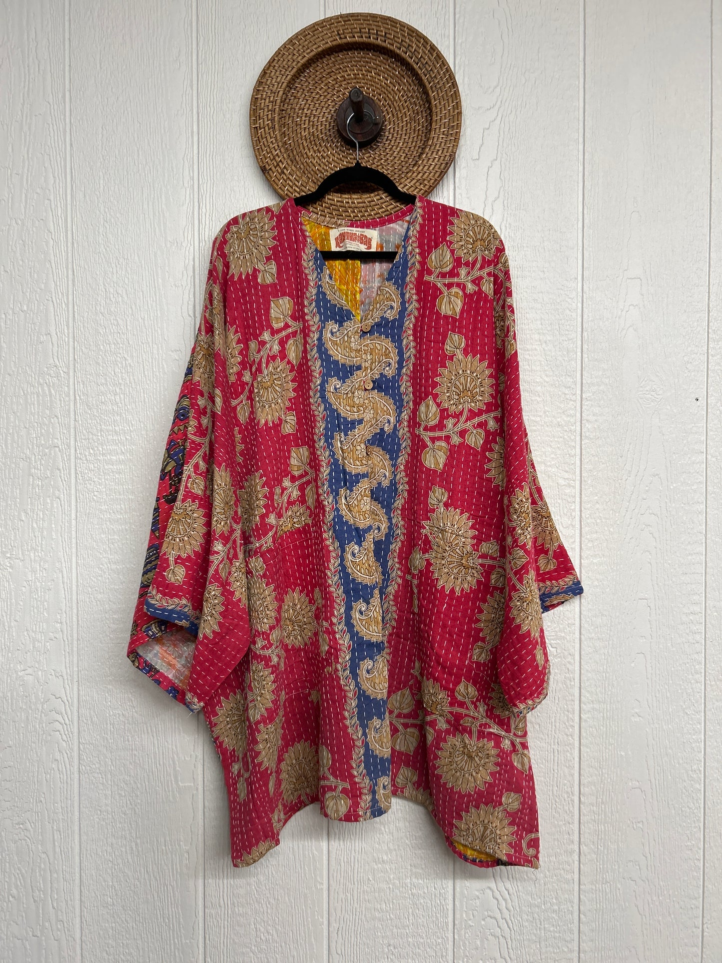 Pareo Kantha Gaia Button-Down Kimono 0126 008