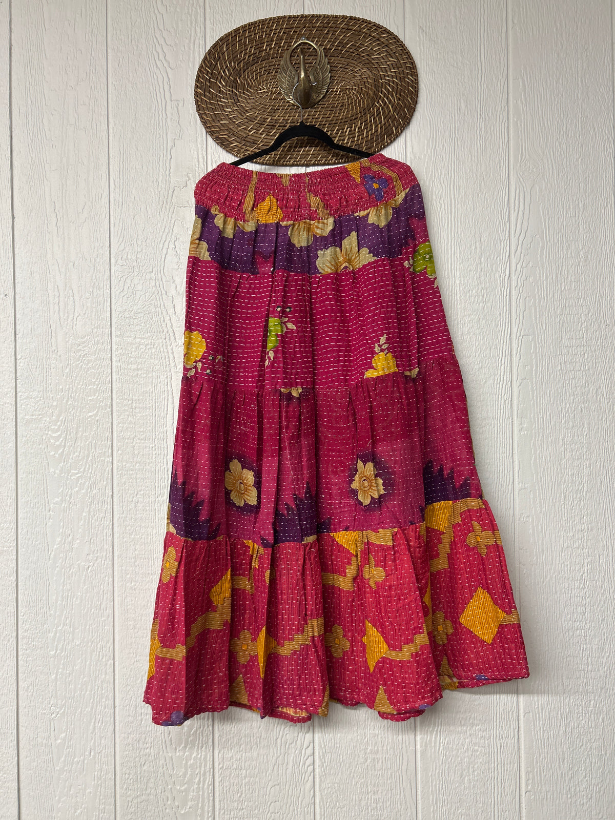 Pareo Kantha Lotus Maxi Skirt 0826 211