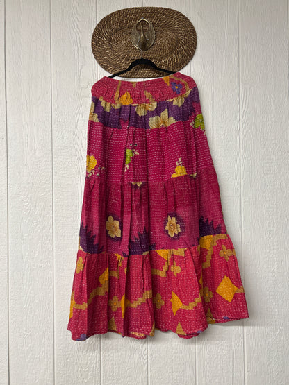 Pareo Kantha Lotus Maxi Skirt 0826 211