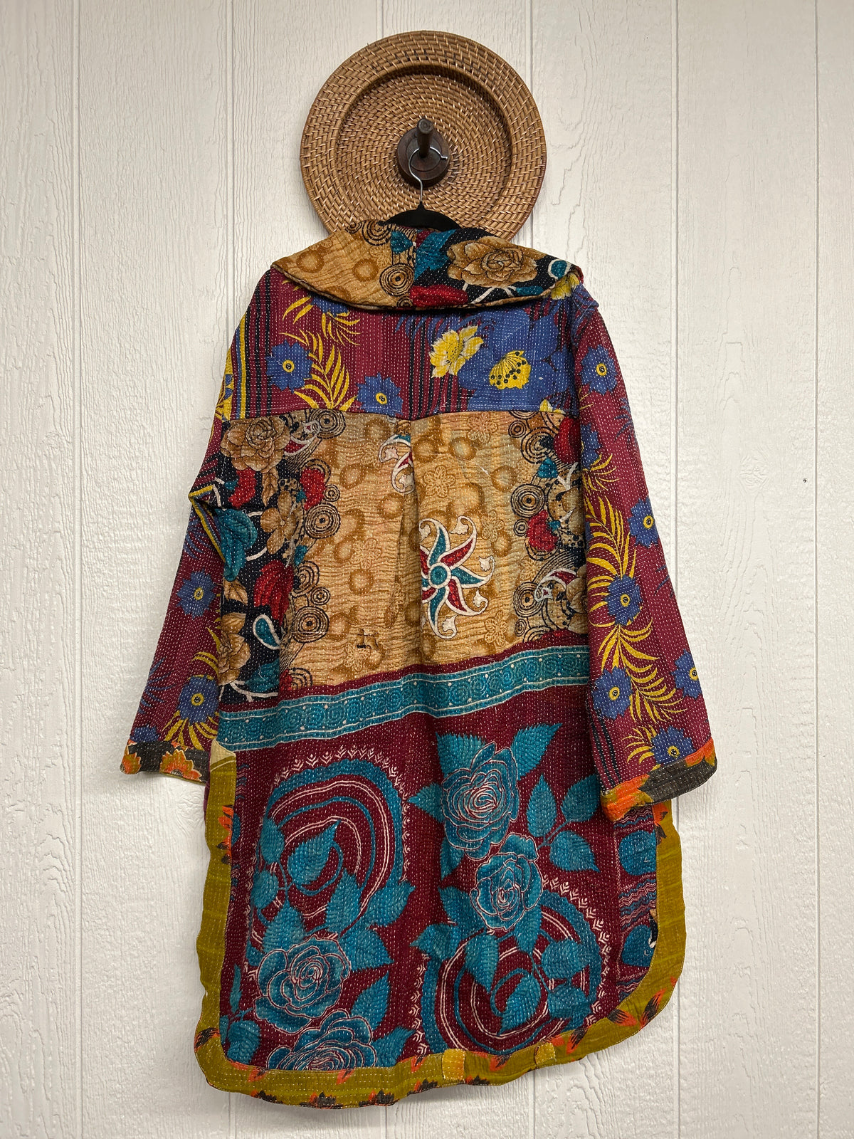 Fine Kantha Drifter Coat 1026 004