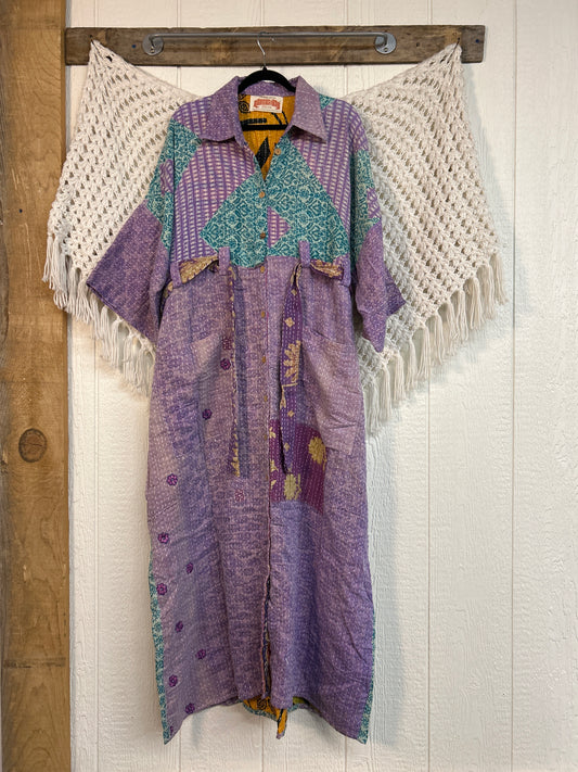 Pareo Kantha Gravity Duster Dress 0226 107