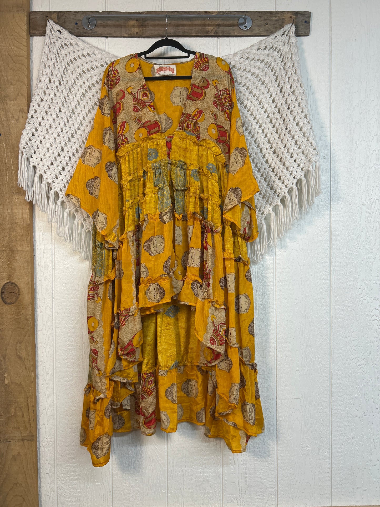 Rasgulla Sari Rhiannon Kimono 0826 135
