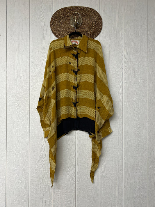 Crepe Sari Nirvana Button Down 1125 040