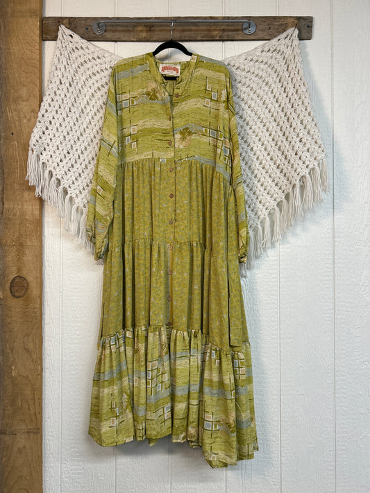 Rasgulla Sari Luminous Maxi Dress 0226 270