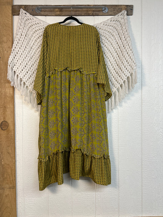Rasgulla Sari Rhiannon Kimono 0826 015