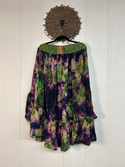 Crepe Sari Dahlia Skirt 1026 182