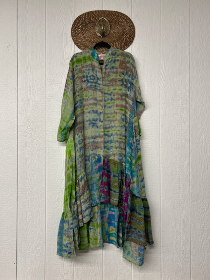 Crepe Sari Dahlia Duster Dress 0326 258