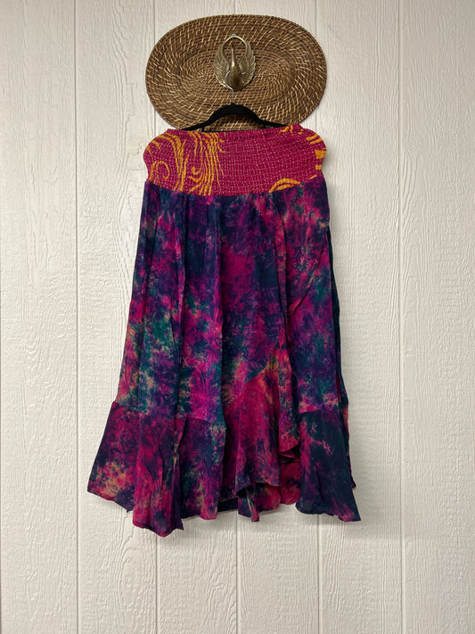 Crepe Sari Inner Peace Wrap Skirt 0626 089