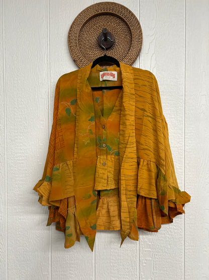 Crepe Sari Wild Rose Top 1225 062