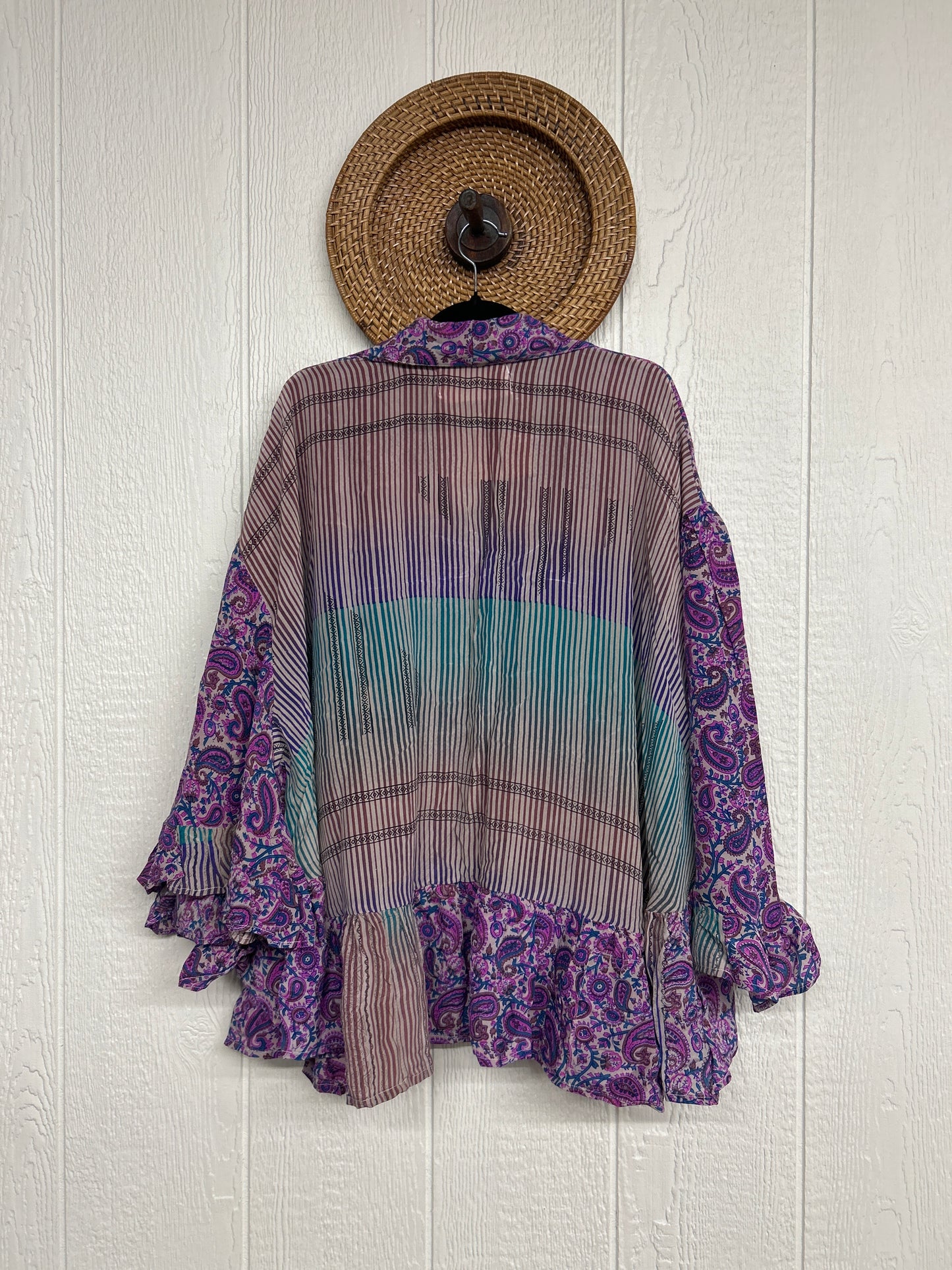 Crepe Sari Wild Rose Top 0426 049