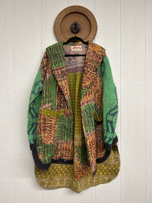 Fine Kantha Drifter Coat 1026 053
