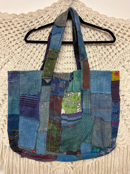 Kantha Patchwork Tote - 2