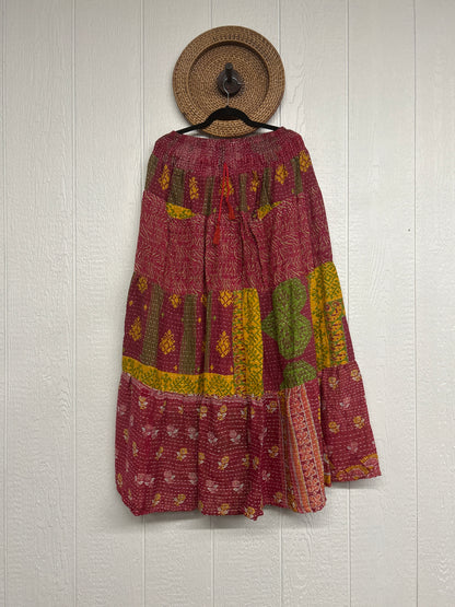 Pareo Kantha Lotus Maxi Skirt 0826 021