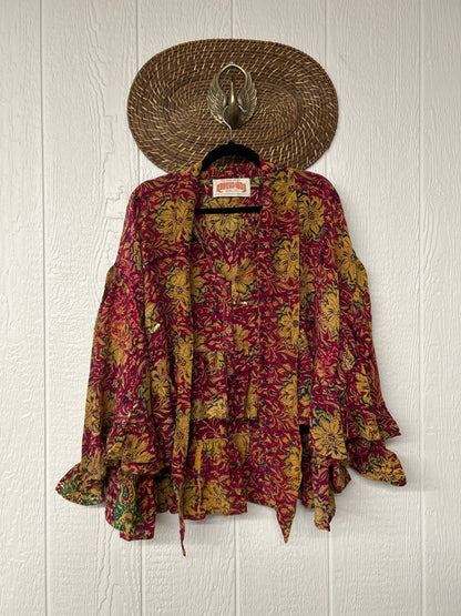 Crepe Sari Wild Rose Top 1225 174