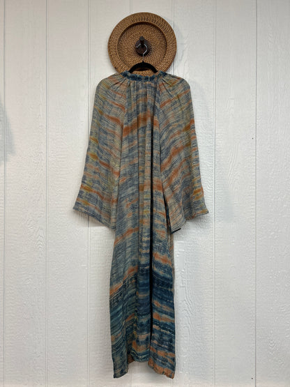 Crepe Sari Woodstock Duster Dress 0226 193