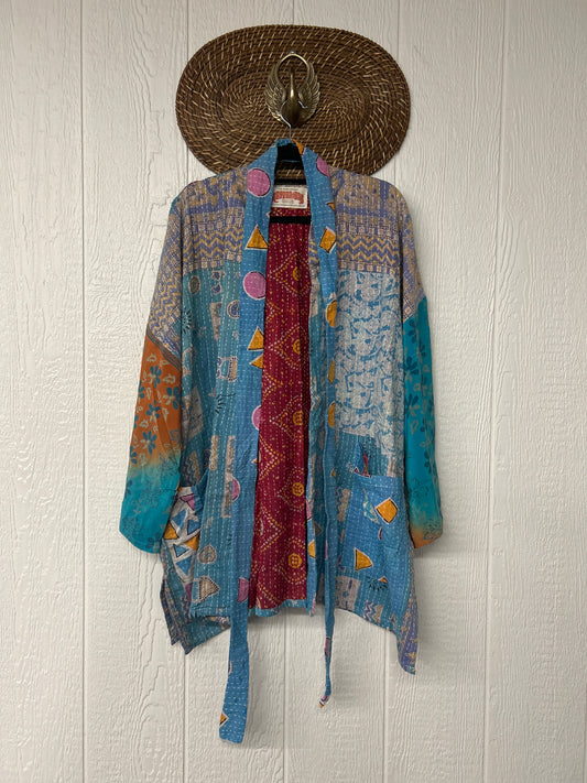 Pareo Kantha Shortie Majestic Kimono 0326 128