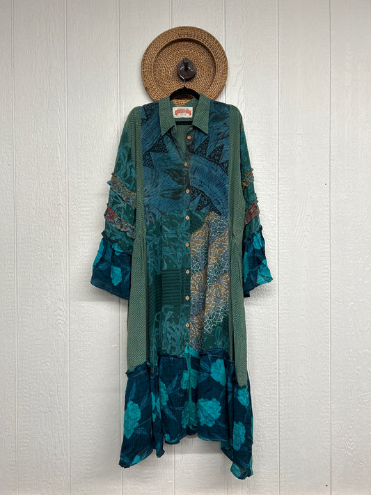 Crepe Sari Rhiannon Duster Dress 0226 249