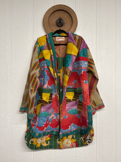 Fine Kantha Drifter Coat 1026 021