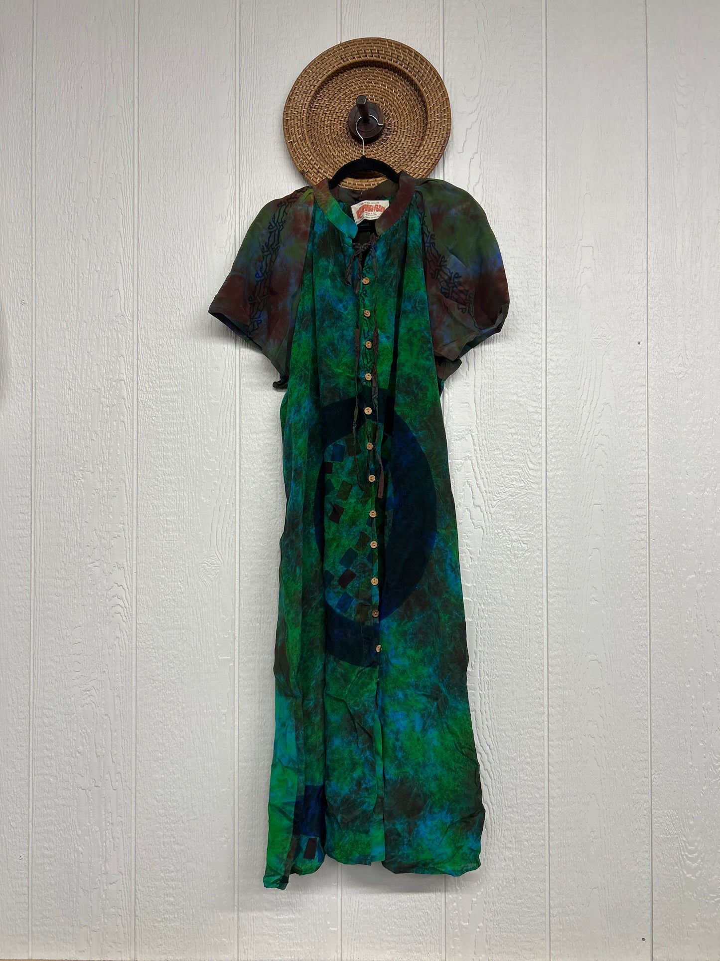 Crepe Sari Summer Woodstock Duster 0626 113