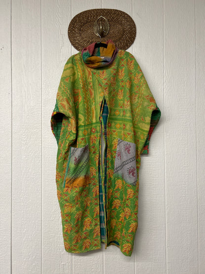 Fine Kantha Cowl Split Pullover 1225 058