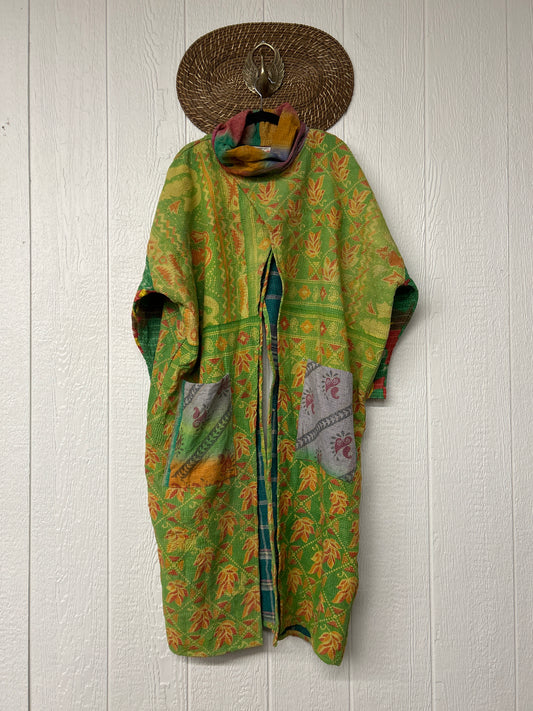 Fine Kantha Cowl Split Pullover 1225 058