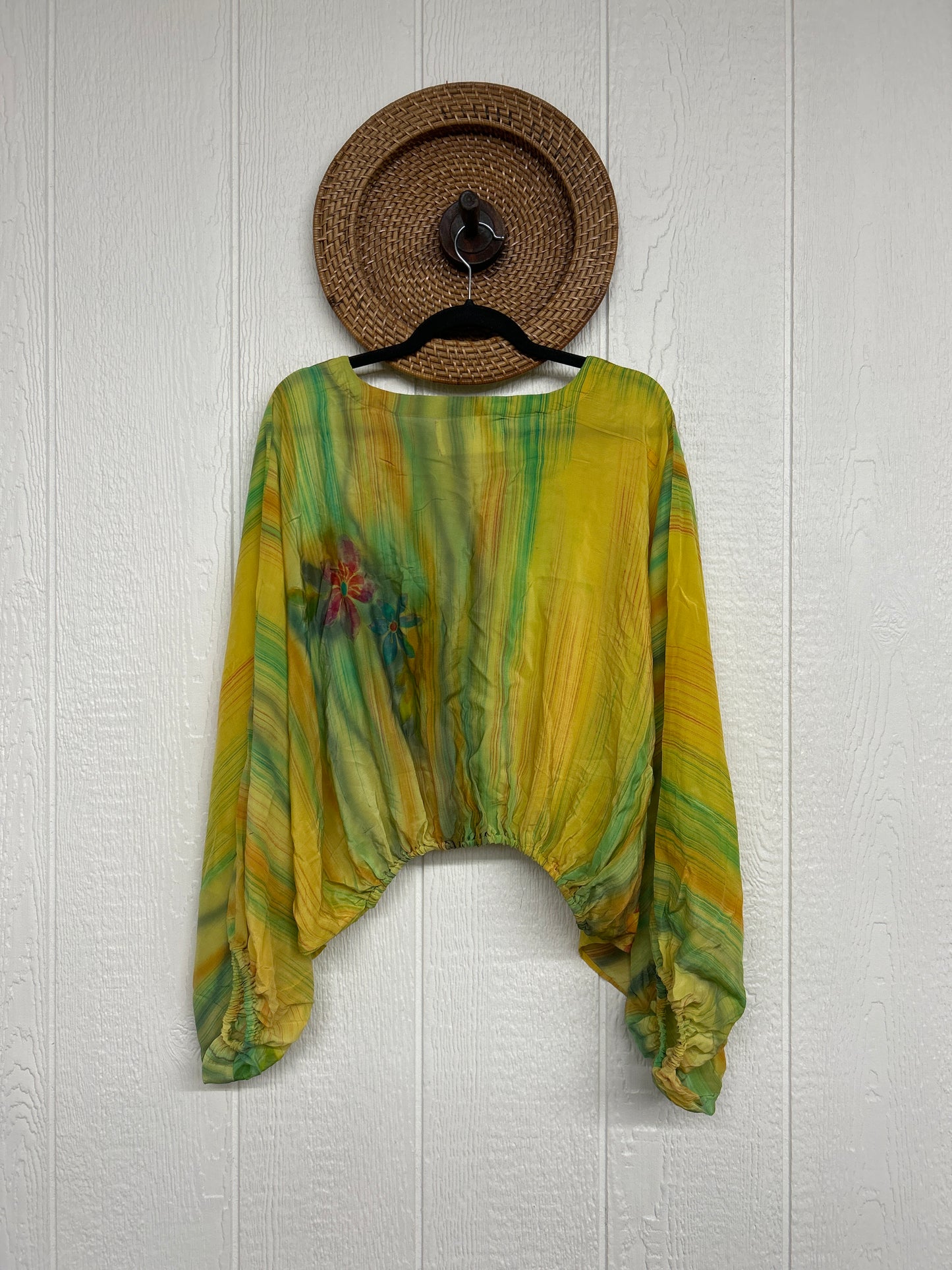 Crepe Sari Luna Crop Top 0126 090