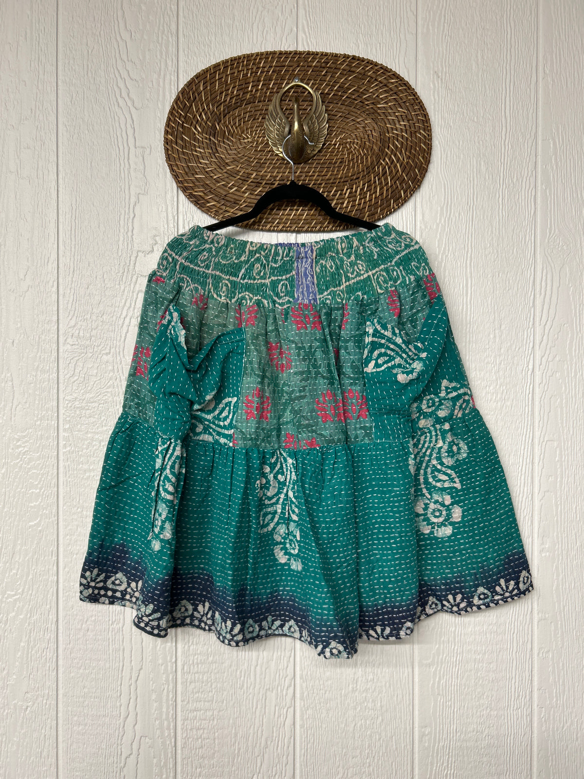 Pareo Kantha Meadow Skirt 0826 108