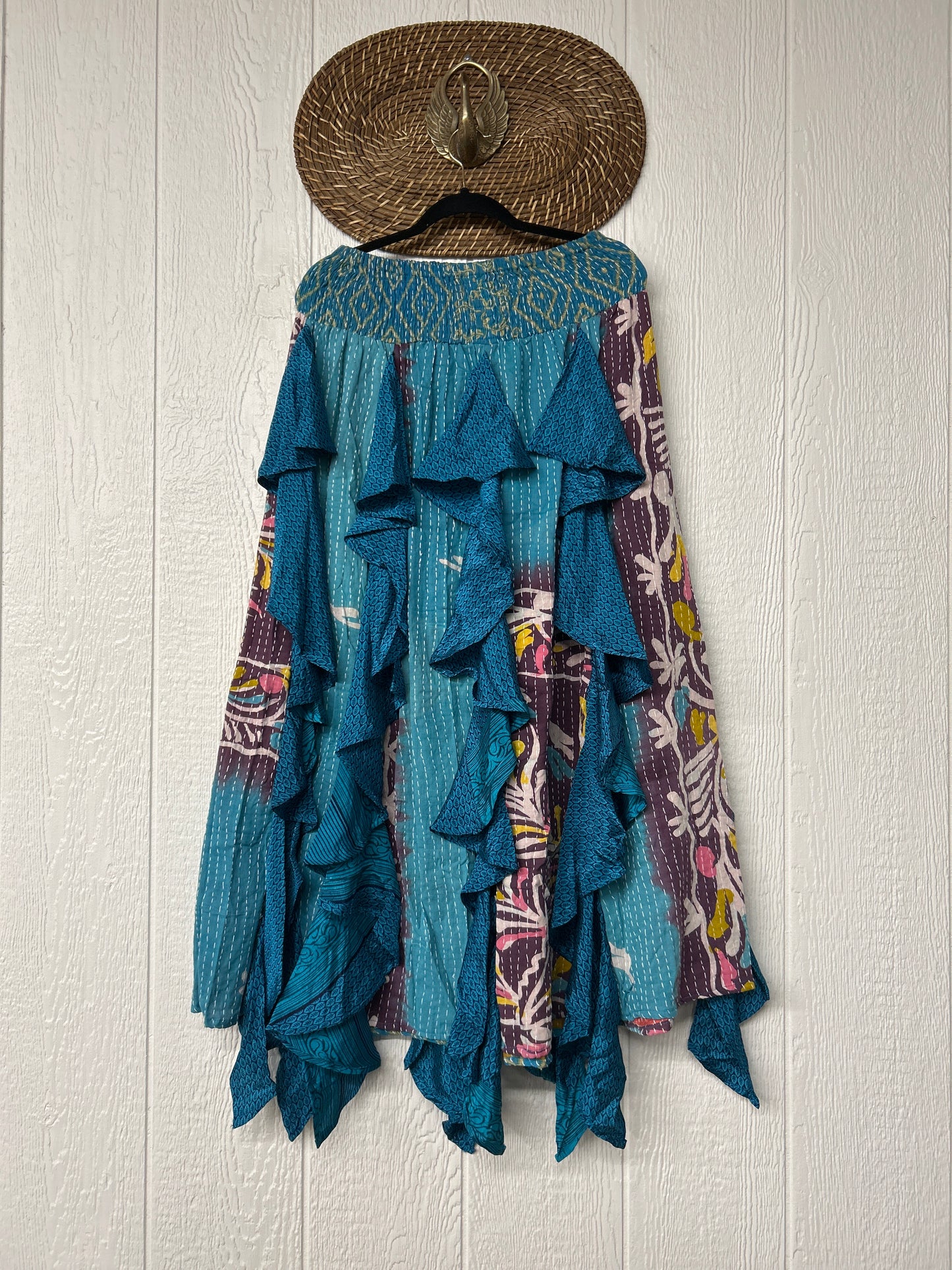 Pareo Kantha Willow Maxi Skirt 0826 113