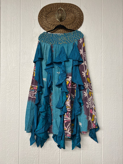 Pareo Kantha Willow Maxi Skirt 0826 113