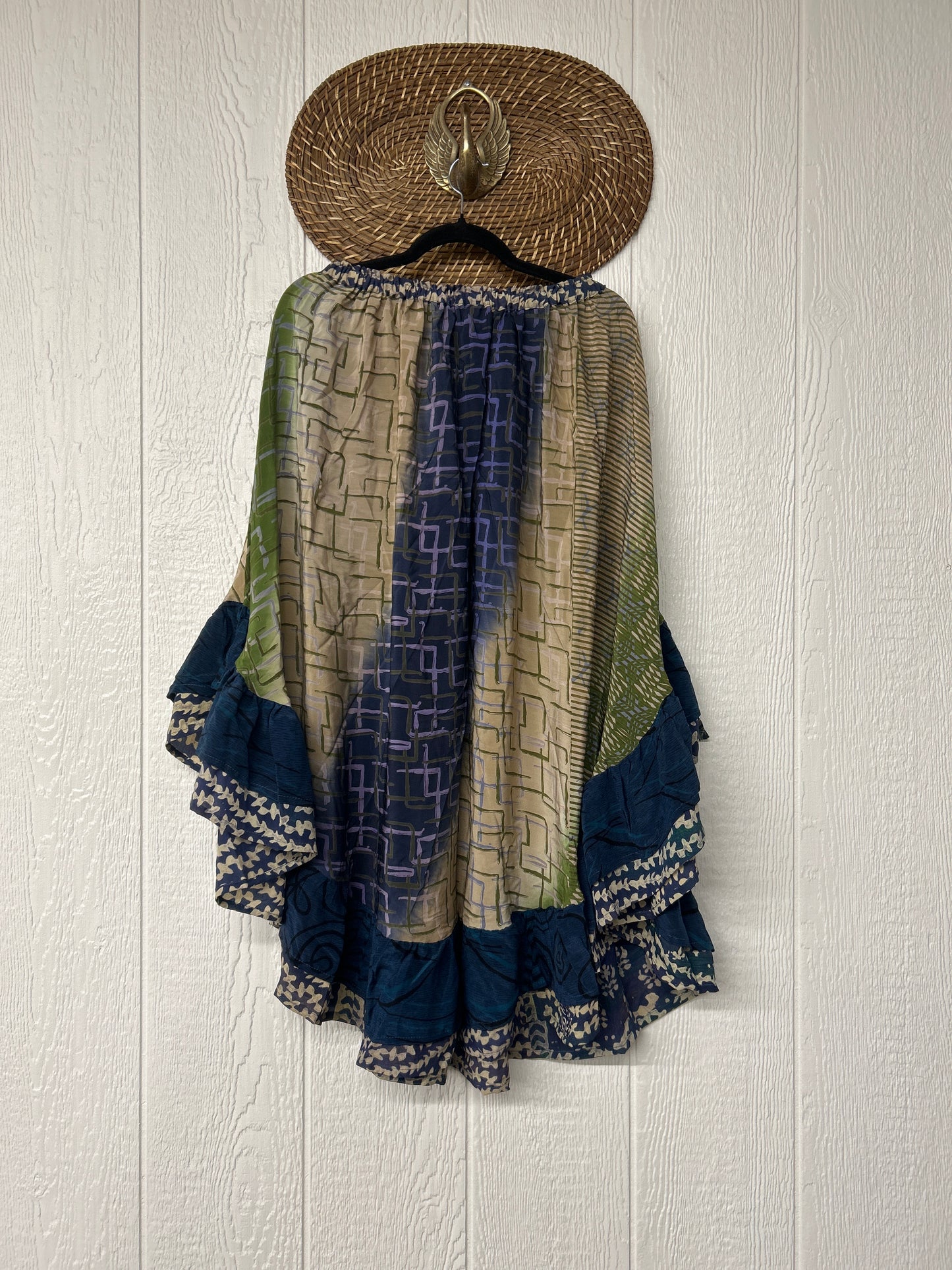 Crepe Wild Rose Skirt 1025 200