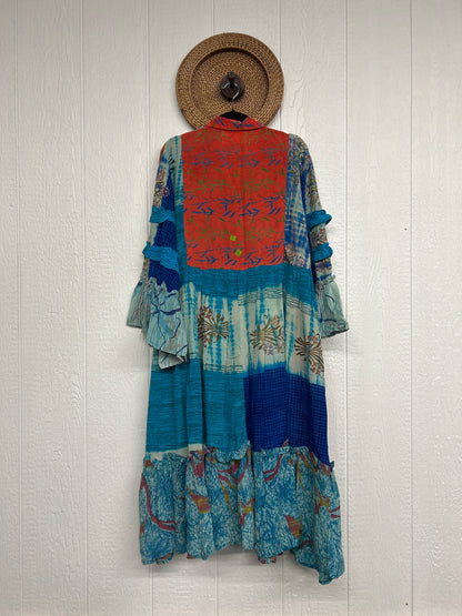 Crepe Sari Rhiannon Duster Dress 0226 275