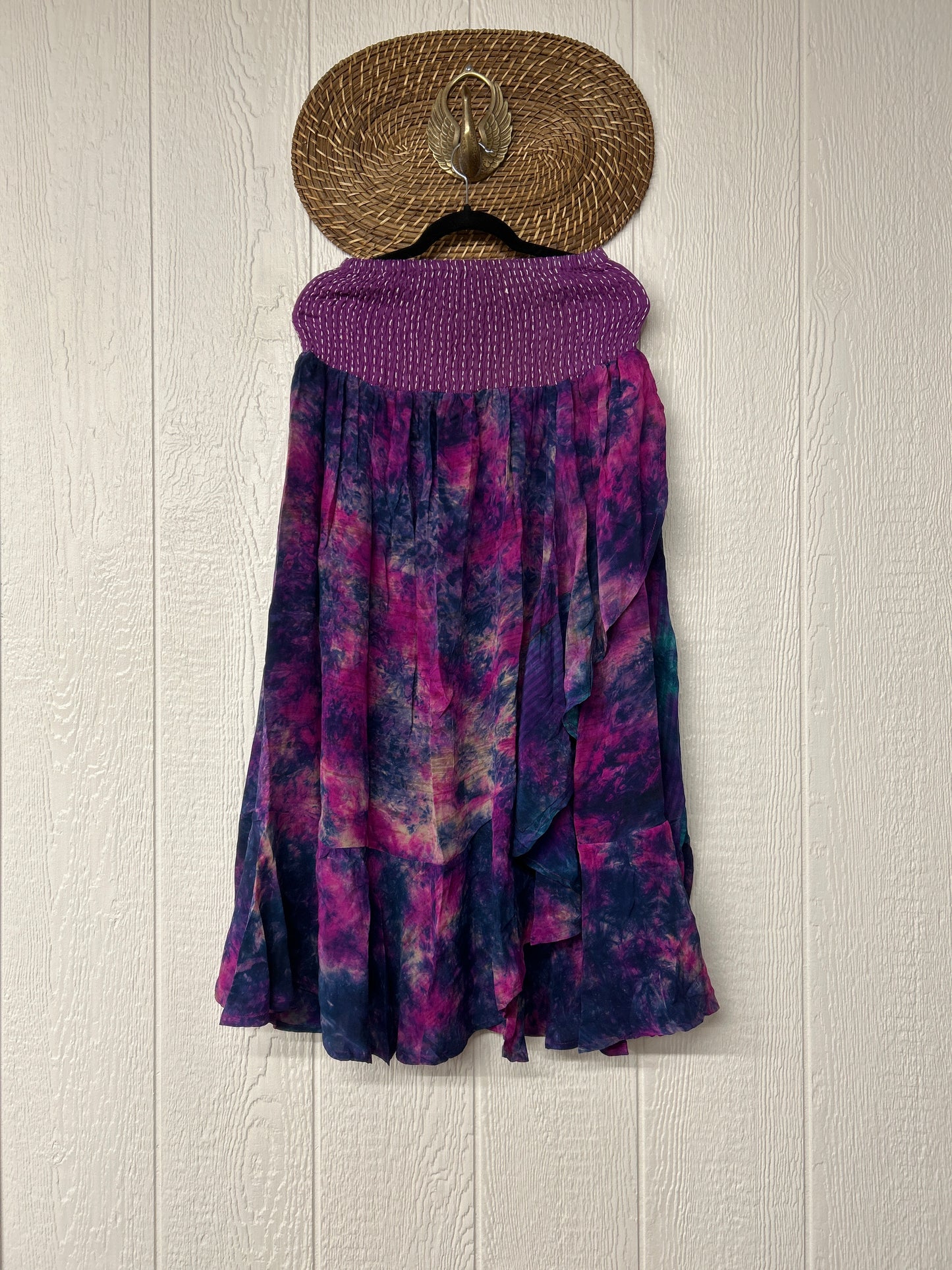 RETAIL Crepe Sari Inner Peace Wrap Skirt 0626 031