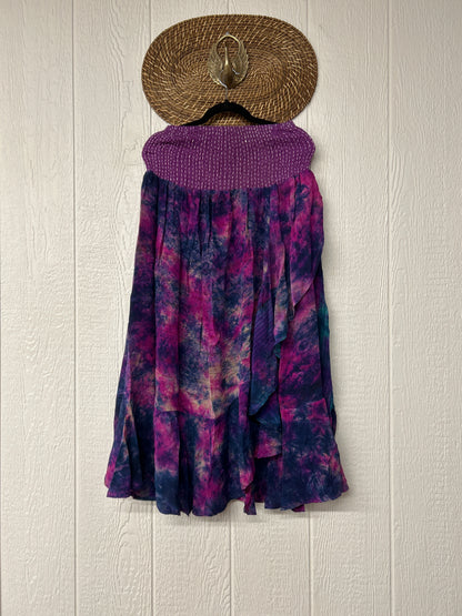 RETAIL Crepe Sari Inner Peace Wrap Skirt 0626 031