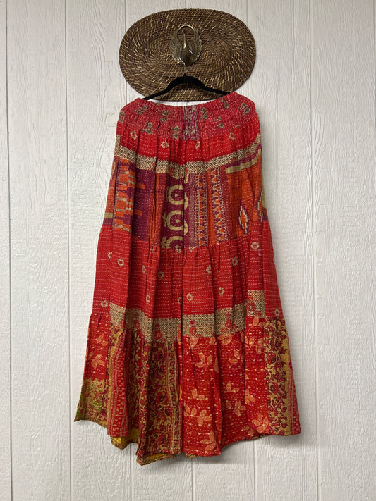 Pareo Kantha Lotus Maxi Skirt 0826 131