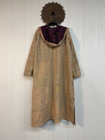 Fine Kantha Rising Sun Coat 1026 077
