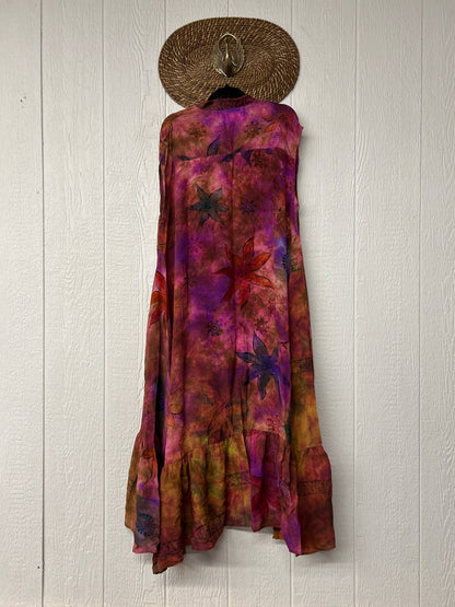 Crepe Sari Summer Dahlia Duster 0726 066