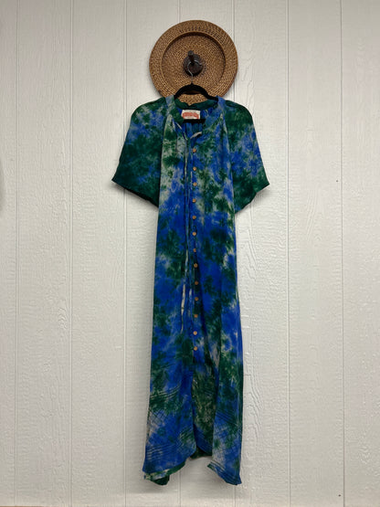 Crepe Sari Summer Woodstock Duster 0626 055