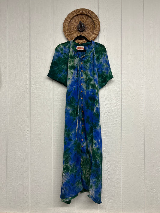 Crepe Sari Summer Woodstock Duster 0626 055
