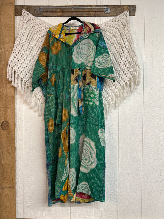 Kantha Zen Hoodie Jumpsuit 0925 258