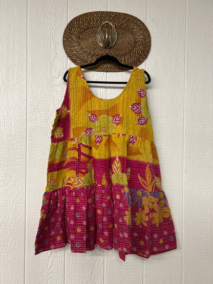 Kantha Meadow Mini Dress 0625 213