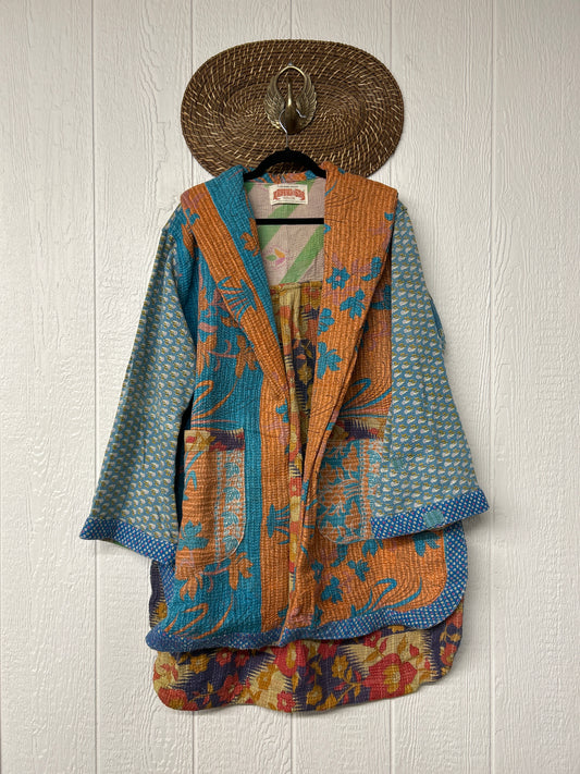 Fine Kantha Drifter Coat 1026 111