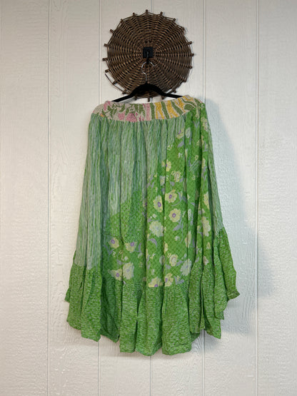 Crepe Sari Dahlia Skirt 1026 197